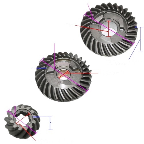 6E7-45560, 6E7-45571, 63V-45551 Gear Kit for Yamaha 15HP 9.9HP Outboard Motor